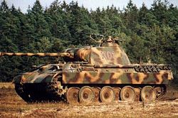 Tanque Panther en el Bulge.