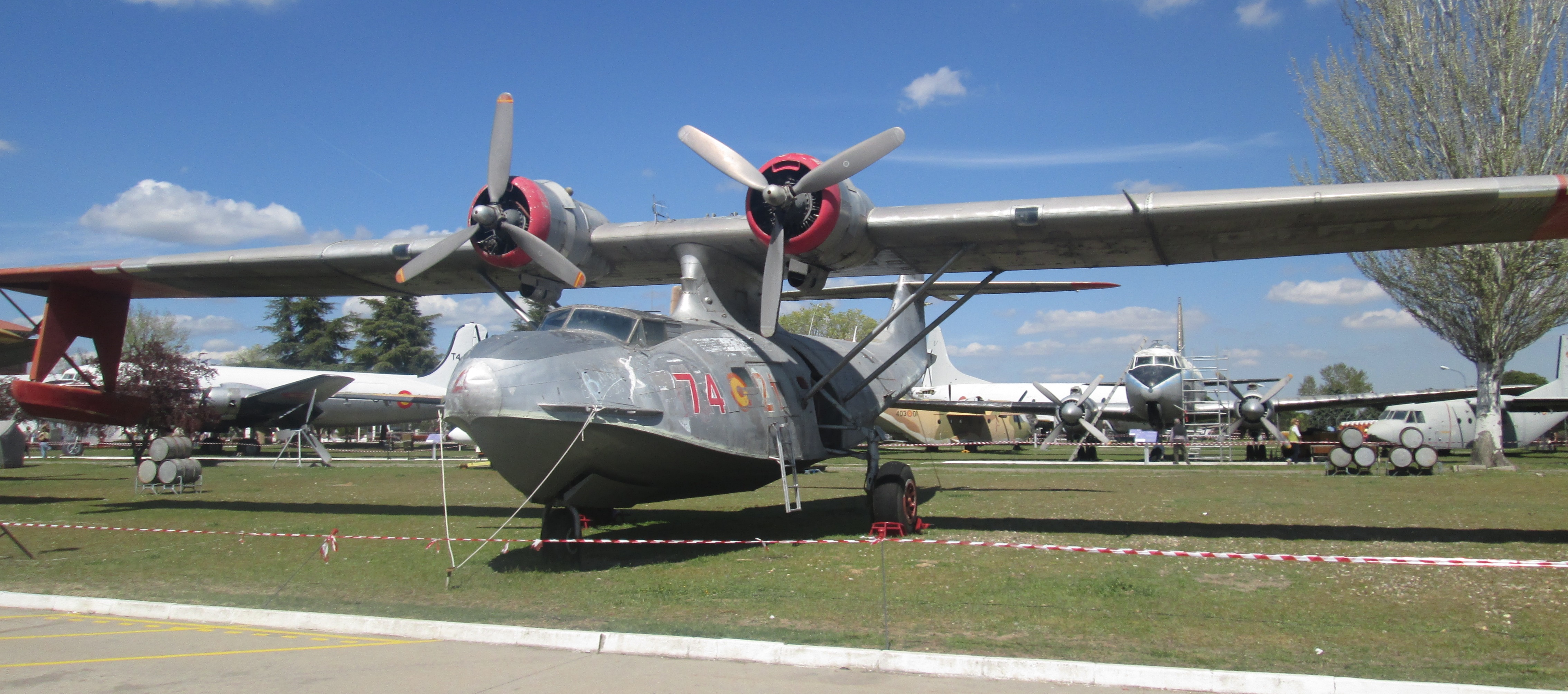 12. Hidroavión estadounidense PBY Catalina (España, Guerra Fría).