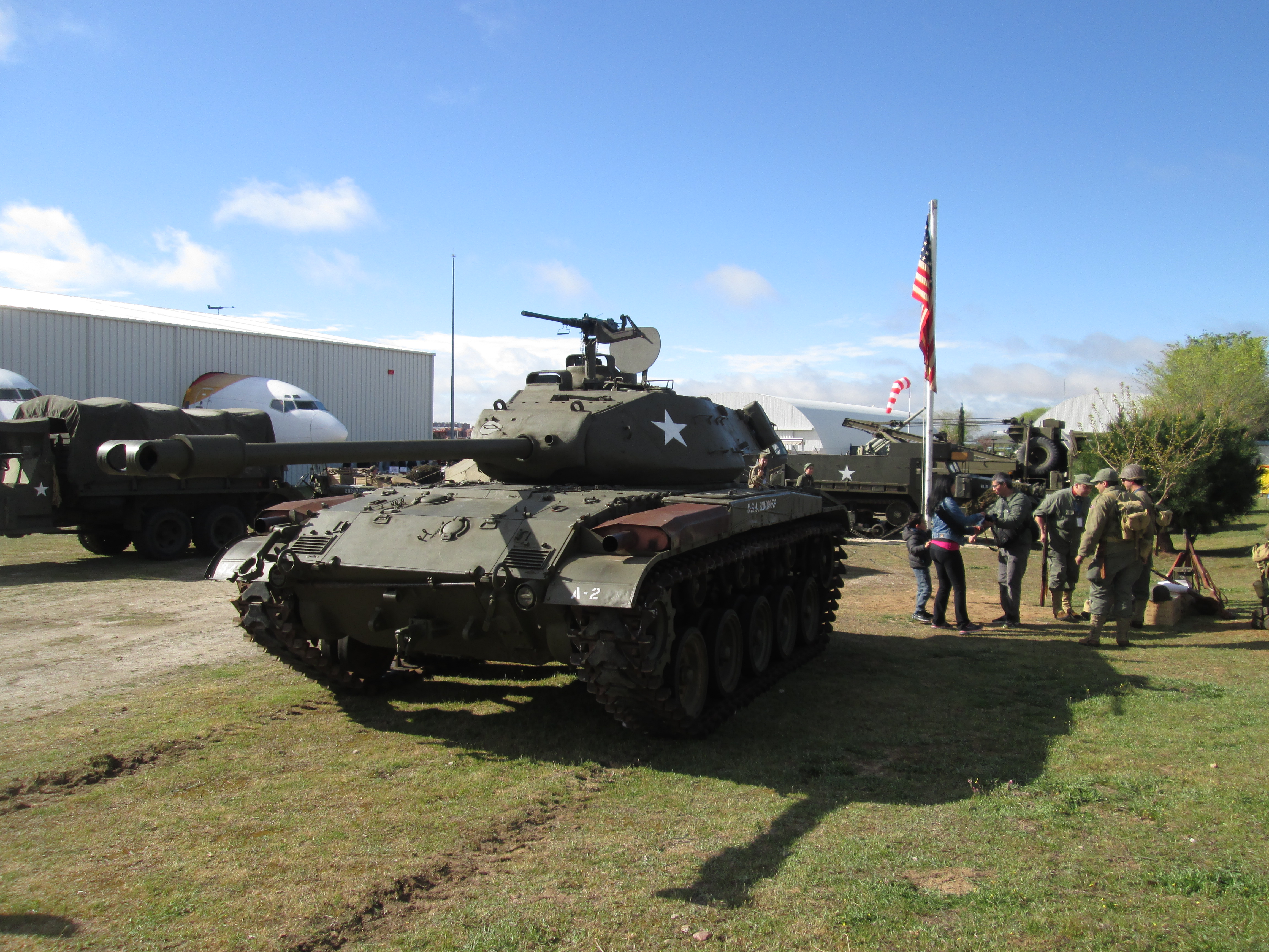 18. Tanque M-24 Chaffee (EEUU, Segunda Guerra Mundial).