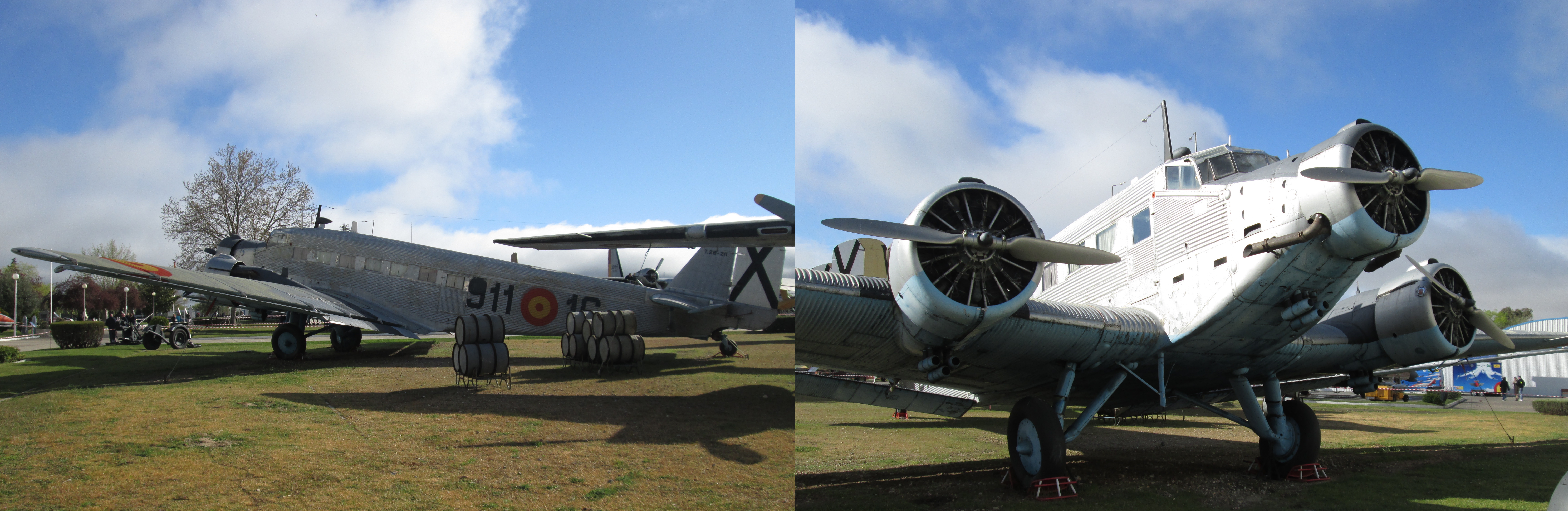 2. Bombardero alemán Junkers Ju 52 (España Nacional, Guerra Civil Española).