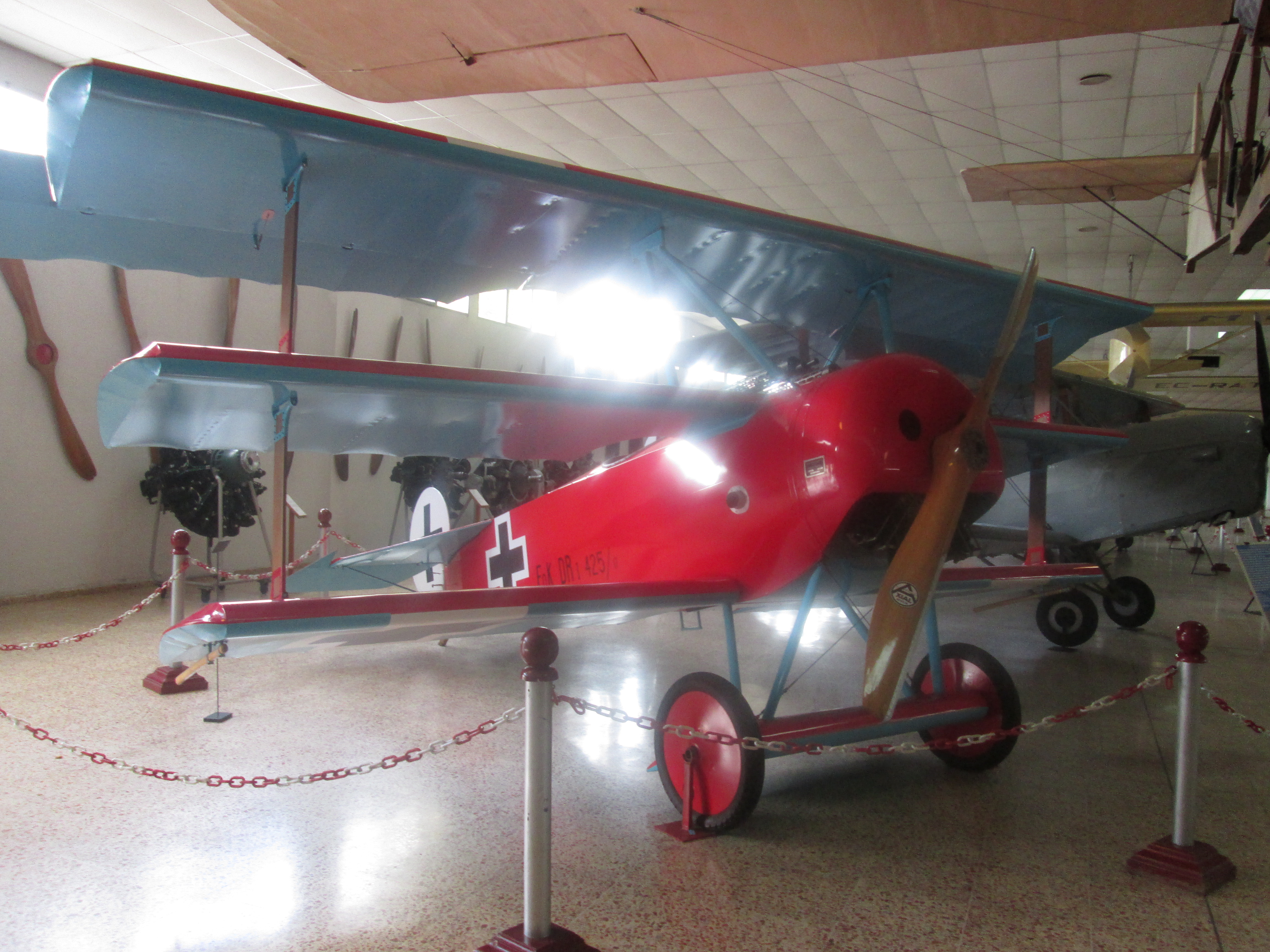 22. Caza Fokker Dr.I de la Escuadrilla de Barón Rojo (Alemania, Primera Guerra Mundial).