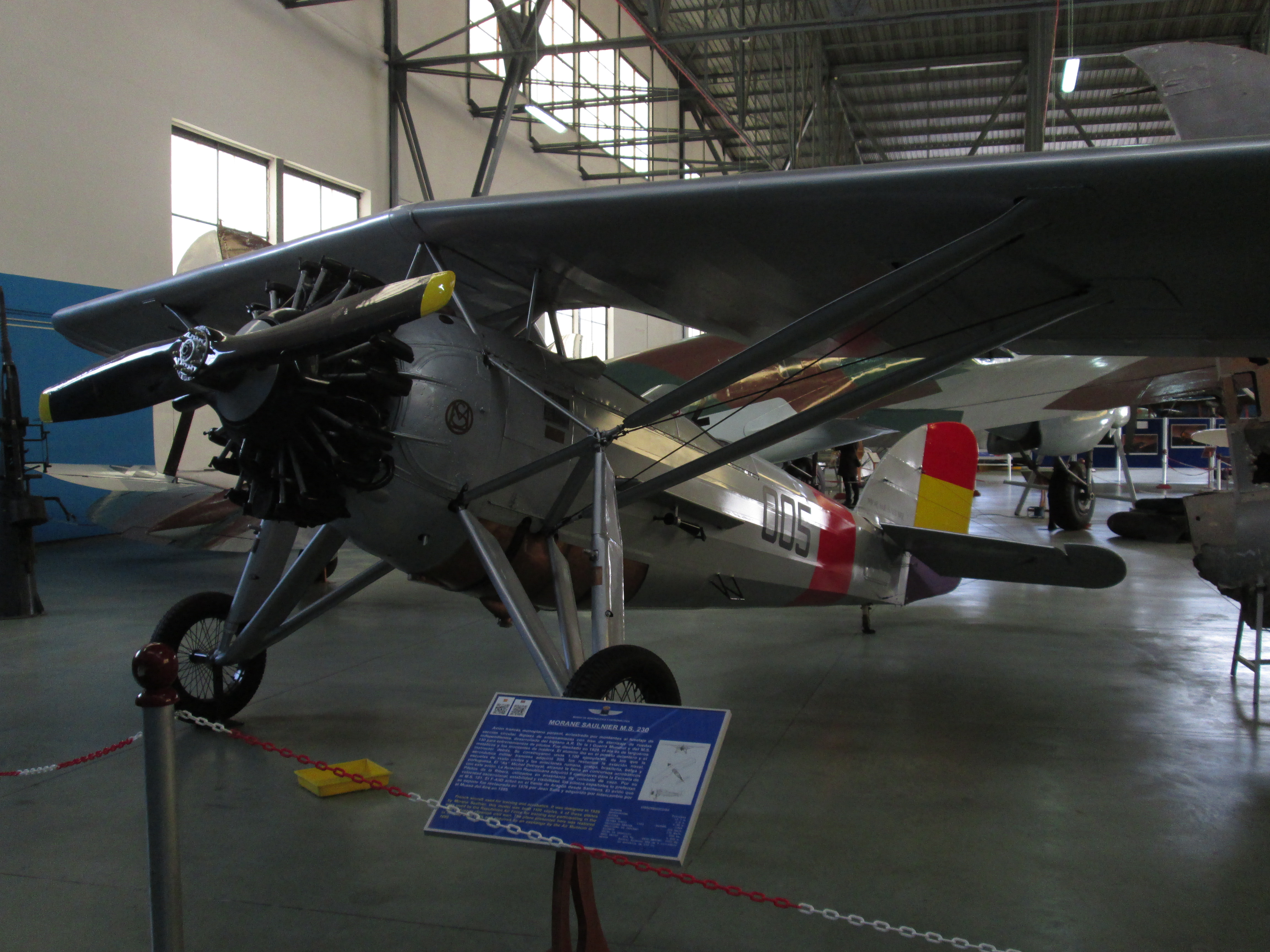 23. Caza francés Moraine Saulnier MS-230 (España Republicana, Guerra Civil Española).