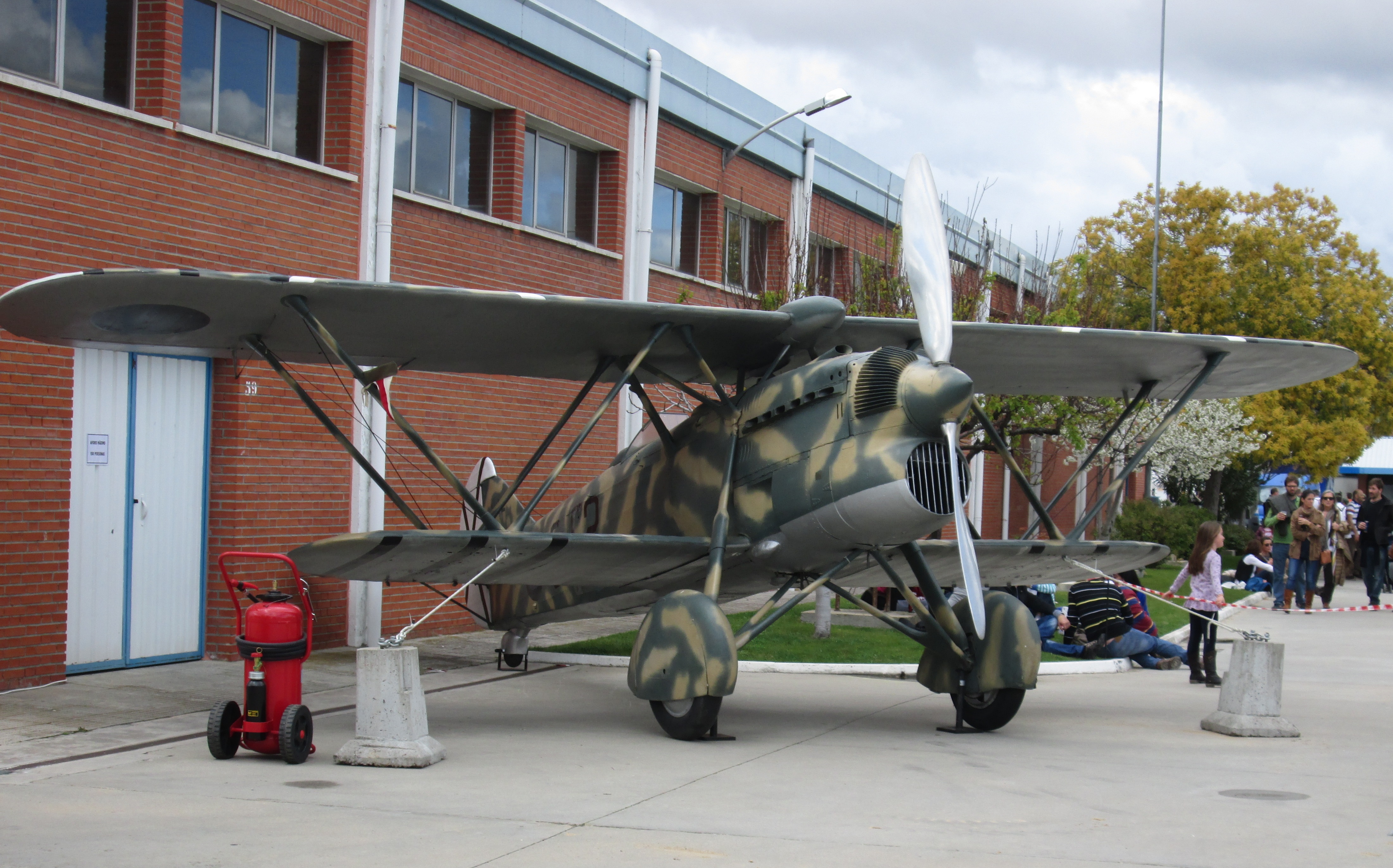 9. Caza Fiat CR-42 Falco (Aviación Legionaria Italiana, Guerra Civil Española).