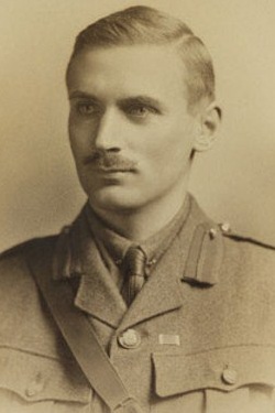 Teniente Montgomery en 1915 durante la Gran Guerra.