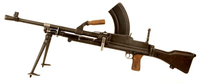 Ametralladora británica Bren.